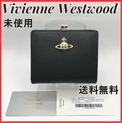 未使用 Vivienne Westwood 折財布 黒 定番シンプル がま口 未使用 Vivienne Westwood 定番 黒×金 がま口 財布 シンプル - メルカリ