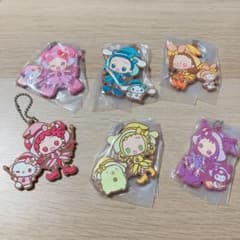 おジャ魔女どれみ　サンリオ　コラボ　ラバーストラップ