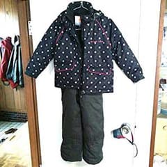 ゆゆ様専用　中古）SOUTH LINE  キッズ　スキーウェアー　女の子用のサムネイル