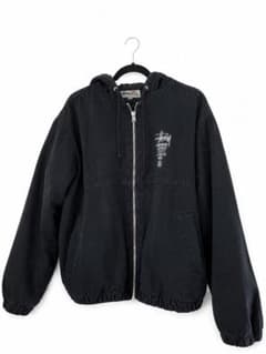 Stüssy ブラック フード付きジャンパーのサムネイル