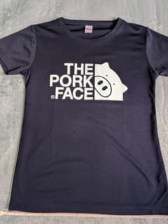 THE PORK FACE パロディ Tシャツ ネイビーのサムネイル