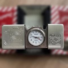 み*う様 【未使用品】Zippo Nikon F5 限定コラボレーション 時計機