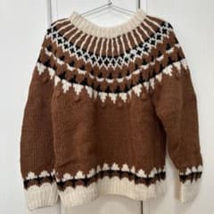 CHILD WOMAN ネパール求心ニットプルオーバーのサムネイル