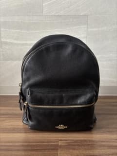 COACH ミニレザーバックパック(ブラック)のサムネイル