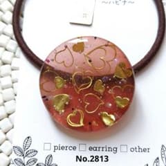 3Dハート ブラウン ヘアゴム - メルカリ