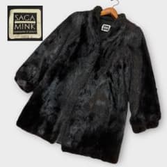 SAGA MINK ファーコート デミバフミンク 銀タグ リアルファー 13号 銀タグ】 SAGA MINK サガミンク ファーコート 11号ブラック - メルカリ