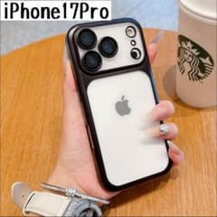 iPhone17pro ケース ブラック 保護カバー マット スマホ ハード