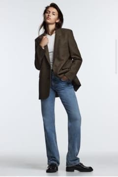 ZARA　ウールメンズブレザー　Mサイズのサムネイル