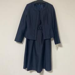 INFINE アンフィニ ノースリーブドレス　ジャケット セット　ネイビーのサムネイル