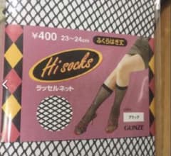 GUNZEひざ下網タイツハイソックスのサムネイル