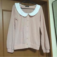 トップス 薄ニット 襟付きのサムネイル