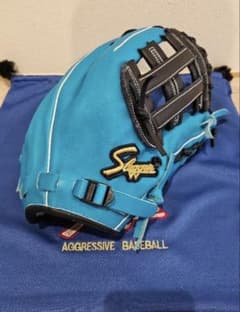 外野手用スラッガー 軟式グローブ 青 袋付き ZETTアンダーシャツ付き 外野手用スラッガー 軟式グローブ 青 袋付き ZETTアンダーシャツ付き