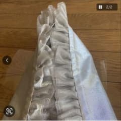 重ね襟 シルバー ラメ レース付きのサムネイル