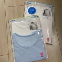 未使用新品‼︎ 90 ユニクロ エアリズムメッシュ3枚セットのサムネイル