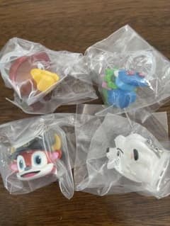 プロ野球 マスコット めじるしアクセサリー 4個セットのサムネイル