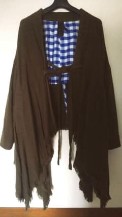 ベルンハルトウィルヘルム ポンチョ風コート ジャケット カーキ