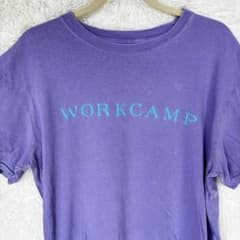 Comfort Colors WORKCAMP ロゴTシャツ パープル Lのサムネイル