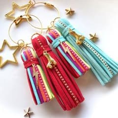 りん様 専用☺︎ キスマイ 風 タッセル バッグチャーム タッセルチャームのサムネイル
