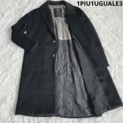 ★美品1piu1uguale3チェスターコート/黒 美品】1PIU1UGUALE3 ウノピゥー チェスターコート ロング 黒 M - メルカリ