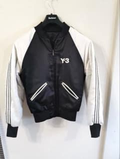 オ*ー様 Y-3 ボンバージャケット リバーシブル ブラック/ホワイトのサムネイル