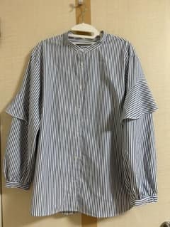 GU ストライプフリルシャツのサムネイル