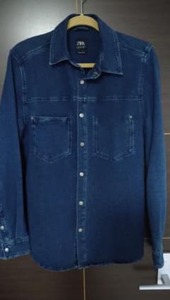 ZARA MAN　デニムシャツ未使用のサムネイル