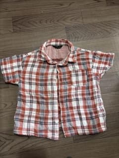 COMME CA ISM チェック柄 半袖シャツのサムネイル