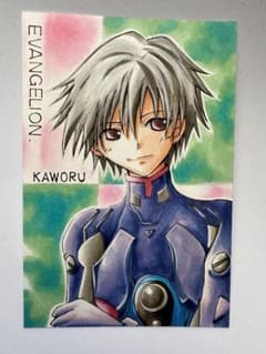 【美品】新世紀エヴァンゲリオン 渚カヲル　直筆画 m14803430914_1.jpg?1682585977