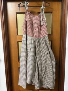 amatunal チェック柄 パッチワーク風 キャミワンピースのサムネイル