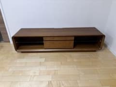 テレビボード ウォールナット サンキコーポレーション - メルカリ