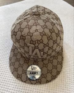 ニューエラ gg キャップ ドジャース 柄 GUCCI 59cm LAのサムネイル