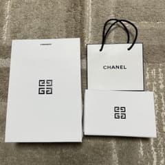 CHANEL & GIVENCHY ショップ袋 2点セットのサムネイル