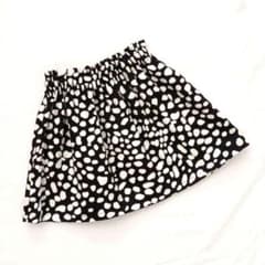 Gathered skirt, 120cm, black Dalmatian Disney Animals