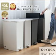 【新品】KEYUCA 45L ダストボックス ホワイト2個セット 新品未使用】KEYUCA 45L ダストボックス ホワイト1個 - メルカリ