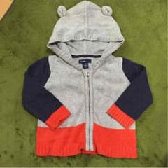 GAP くまのニットパーカー 60〜80のサムネイル