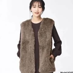 GU フェイクファーベストのサムネイル