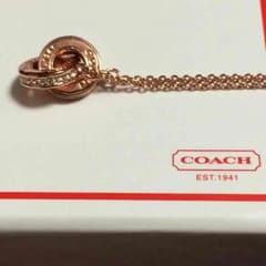 新品未使用★ピンクゴールド♡COACH♡ネックレス  箱・袋つきのサムネイル