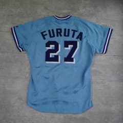 1996 ヤクルトスワローズ　古田敦也　実使用　ビジターユニフォーム　デサント 1996 ヤクルトスワローズ 古田敦也 実使用 ビジターユニフォーム