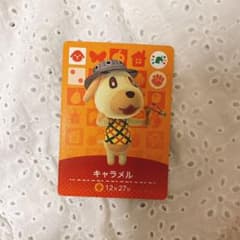 とびだせどうぶつの森 amiiboカード　キャラメルのサムネイル