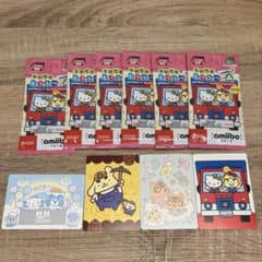 토비다세 도부츠의 숲 amiibo 카드 산리오 콜라보레이션 6팩