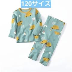 新品120センチ　トラックプリント コットンパジャマセット　上下セットのサムネイル