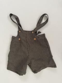 monbebe check suspender pantsのサムネイル
