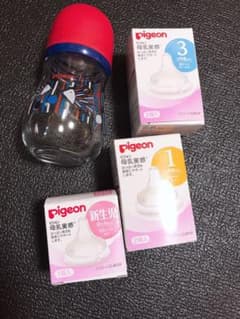 ピジョン 母乳実感 哺乳瓶 乳首SS S Mサイズのサムネイル