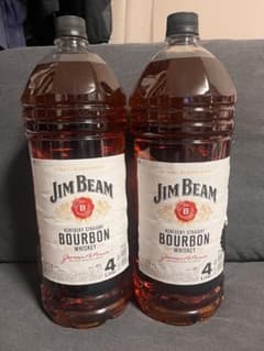 Jim Beam 4L 2本セット - メルカリ