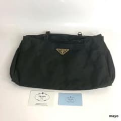 PRADA 프라다 가방 나일론 삼각 로고 블랙 블랙 여성
