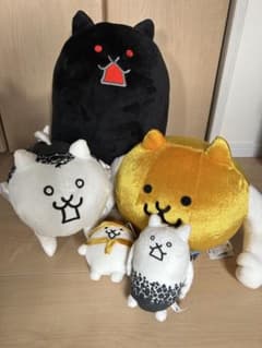 にゃんこ大戦争　ぬいぐるみ　まとめ売り　5体のサムネイル