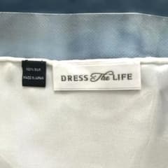 DRESS THE LIFE ポケットチーフ シルク100% ホワイト　新郎のサムネイル