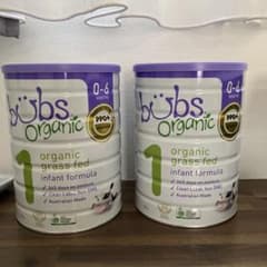 bubs organic 0-6ヶ月　粉ミルク　2缶セットのサムネイル