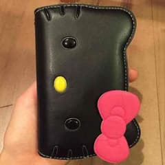 キティ iPhone5s iPhoneケース キティー 黒のサムネイル