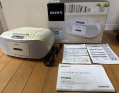 SONY(ソニー)CDラジカセ CDラジオカセットコーダー CFD-S50 白 - メルカリ